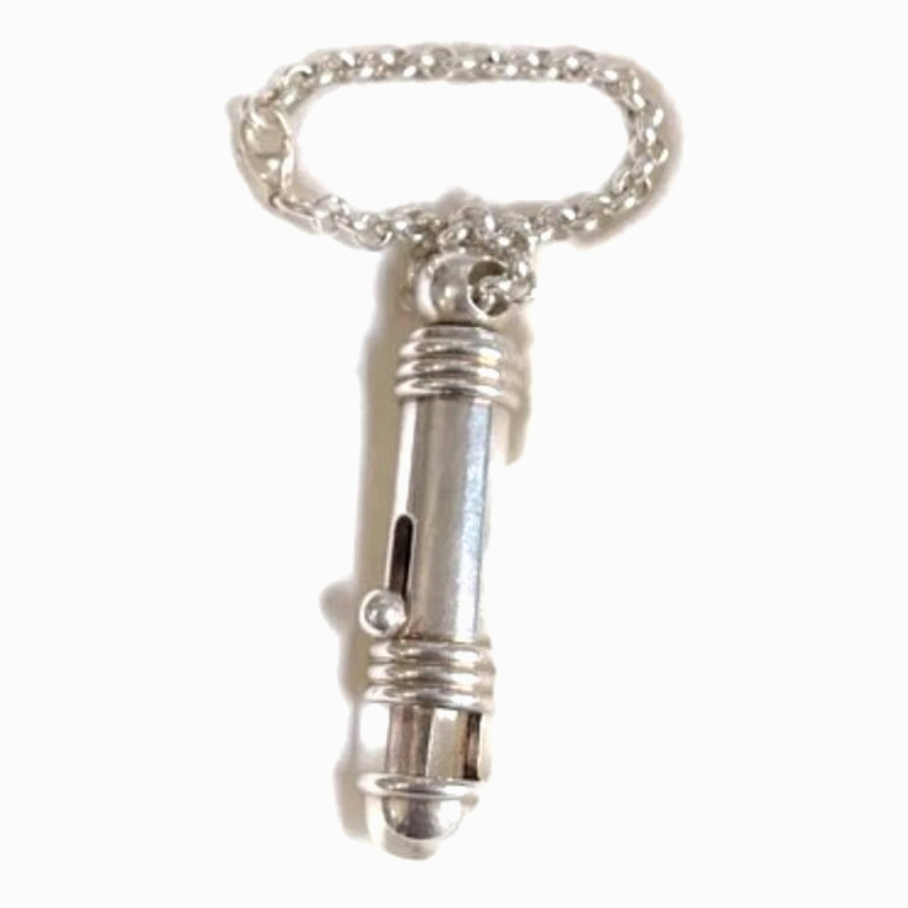 Christofle Keychain Sterling Silver Vallet Keyring